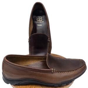 Allen Edmund Boulder Venetian Driving Moccasin Brown Men's Size 10.5